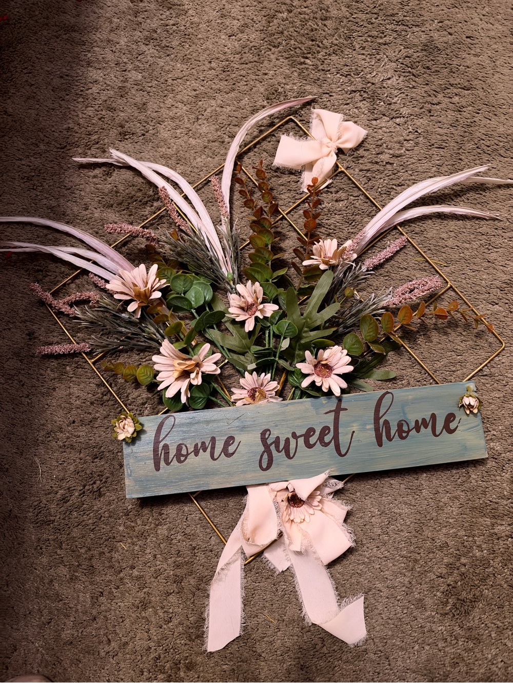 Handcrafted door hanger